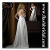 silk satin strap wedding dress gowns