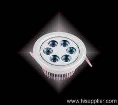 6x1W LED down light