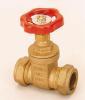 Brass gate valve