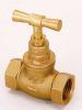 Brass stop valve