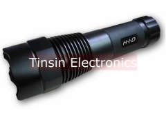 10W 600 Lumens Police Use Rechargeable HID Flashlight