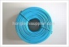 Plastic coated steel wire