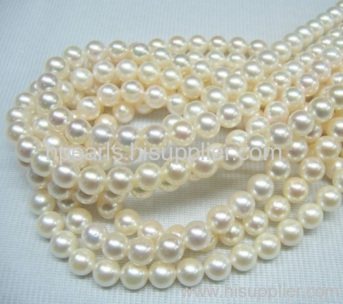 18K A1AA Akoya Seawater Pearl Necklace