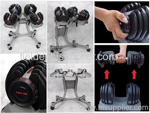 Bowflex Ajustable Dumbbell with Stand