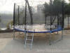 Big Round Trampoline with Safety Enclosure