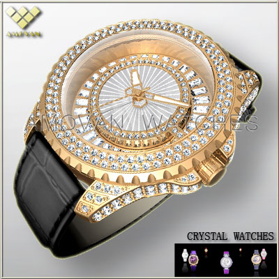 wrist quartz crystal watches