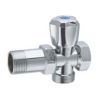 Cross angle valve