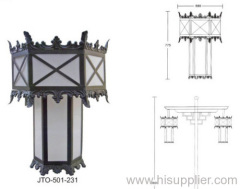 LED aluminium garden light