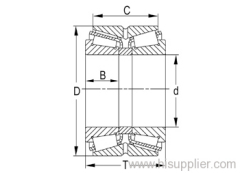 Double row taper roller bearings in well performance