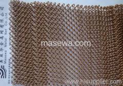 Coil drapery/ mesh curtain