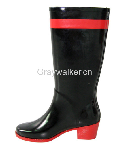 ladies' rubber rainboots