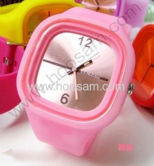 Jelly silicone watch