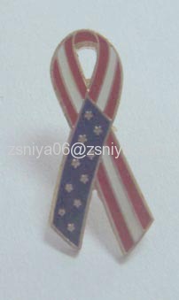 lapel pin,ribbon lapel pin