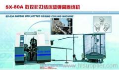 DIGITAL UNKNOTTED SPRING COILING MACHINE