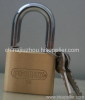 brass padlock