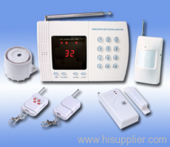 wireless zones auto dial home alarm system