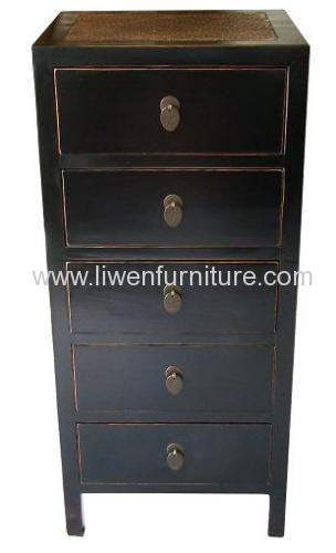 Rattan furniture classical chest