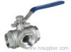 T or L type 3 way ball valve 1000 PSI