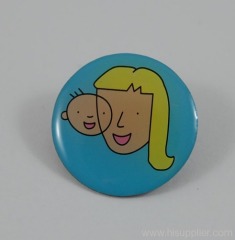 printed lapel pin