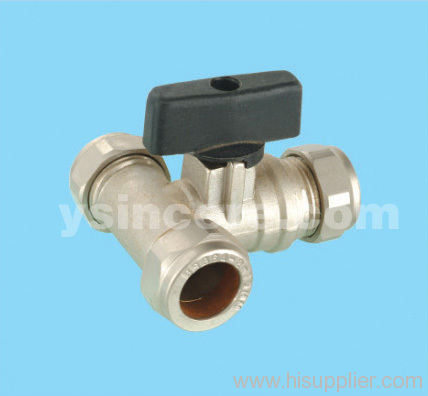 Brass Compression Angle Valve Forged Body Zinc Alloy Handle