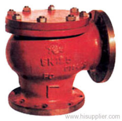 JIS Marine Cast Iron Lift Check Angle Valve