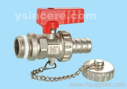 Brass Beer Ball Valve Forged Body Plastic Handle Full Bore