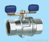 Brass Ball Valve Forged Body Stainless Steel Handle Full Bore