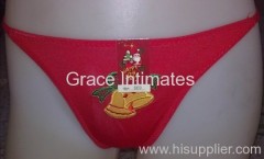 Christmas thong