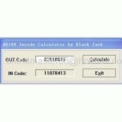 AD100 machine Incode calculator,key rpogrammer