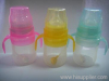 220ml silicone baby feeding bottle with 10.2g silicone nipple