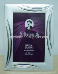 silver plated photo frames