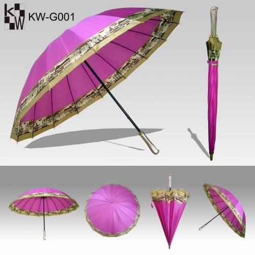 Straight Windproof Golf Umbrella