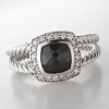 11 black agate petite albion ring 925 silver rings 925 silver jewelry