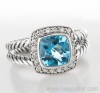 blue topaz ablion ring yurman ring yurman inspired jewelry fashion jewelry