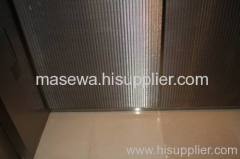 Stainless steel lift car screen