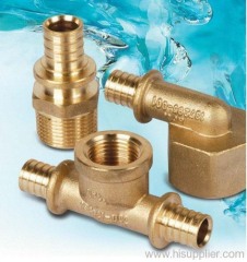 brass compression fittings Pex pipes
