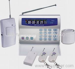 GSM alarm system with LCD display