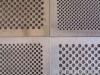 Perforated metal sheet