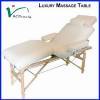 folding 4-section wooden massage table