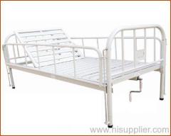 Single crank (shaked) hospital bed