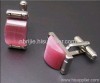 Pink Onyx Cufflinks