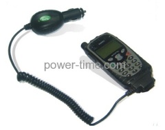 Two way radio battery car charger