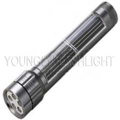 5 LEDs Solar Flashlight