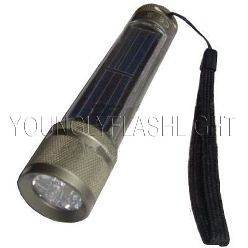 5 LEDs Solar Flashlight