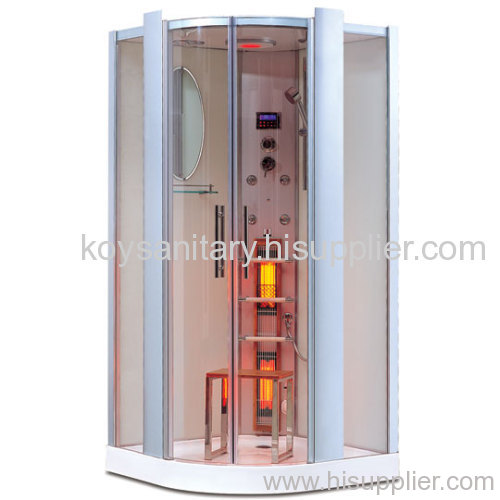 Infrared steam sauna room