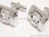 Whtie Crystal Cuff links