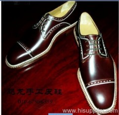 custom made goodyear welted dress leather shoes