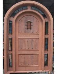 Colonial wood door