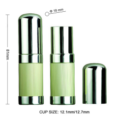 green lipstick tube