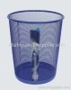 Purple Metal Mesh Dustbin